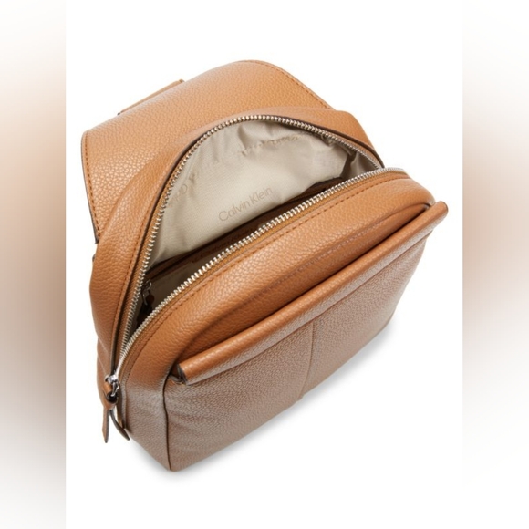 Calvin Klein Myra Faux Leather Convertible Backpack - Picture 3 of 7